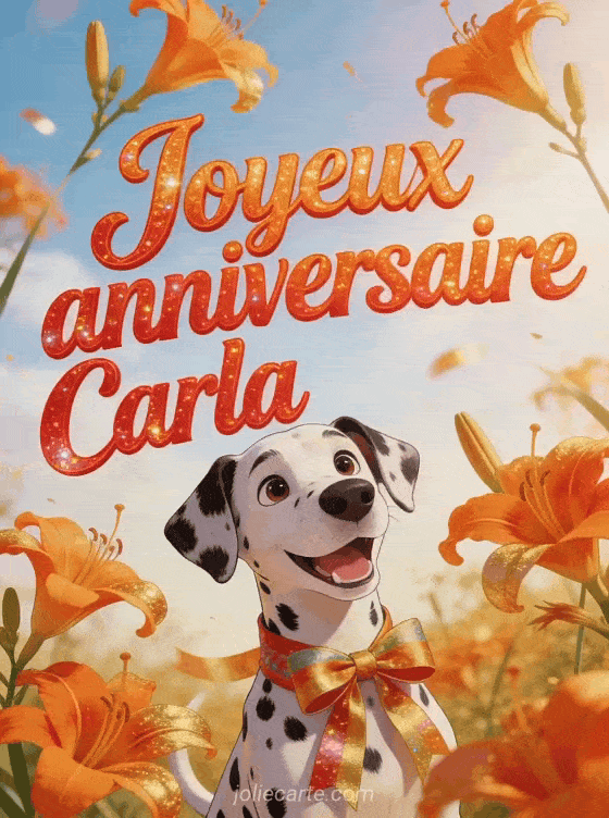 Joyeux anniversaire Carla - Joyeux anniversaire carla gif anime
