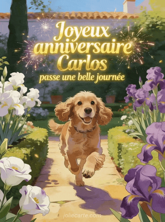 Joyeux anniversaire Carlos - Joyeux anniversaire carlos gros bisous
