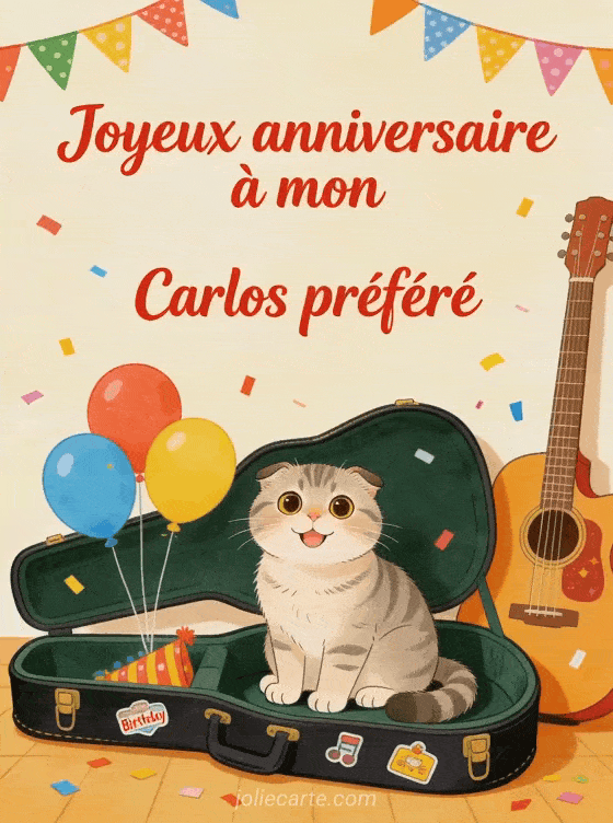 Joyeux anniversaire Carlos - Joyeux anniversaire carlos gif