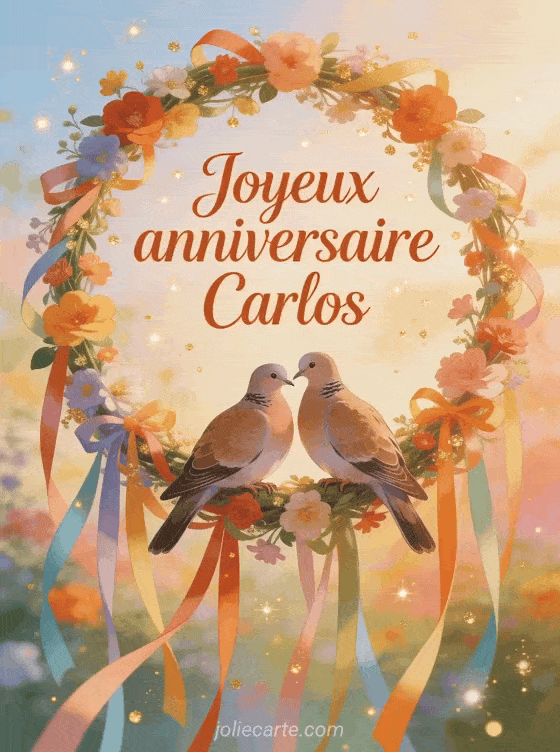 Joyeux anniversaire Carlos - Joyeux anniversaire carlos gif anime
