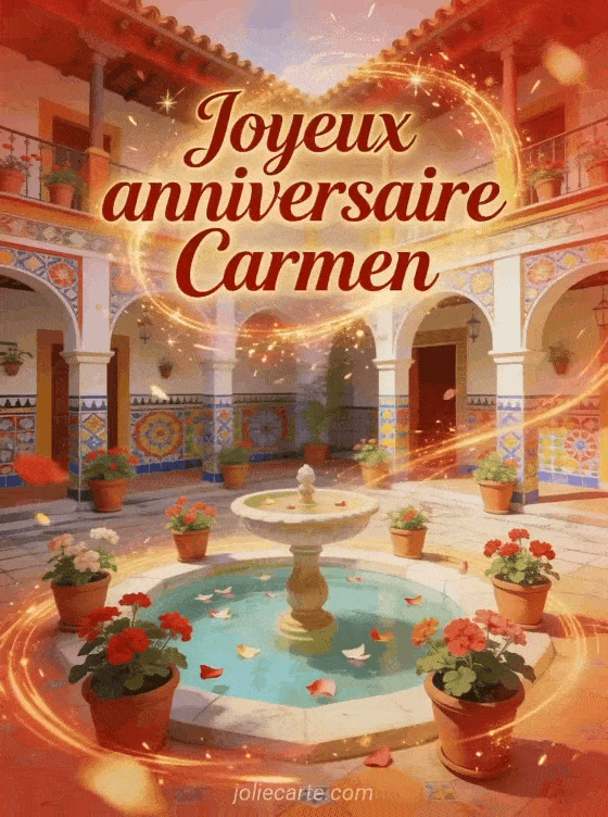 Joyeux anniversaire Carmen - Joyeux anniversaire carmen gif anime