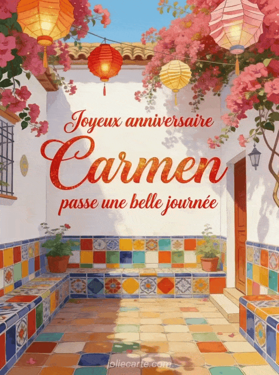 Joyeux anniversaire Carmen - Joyeux anniversaire carmen gif
