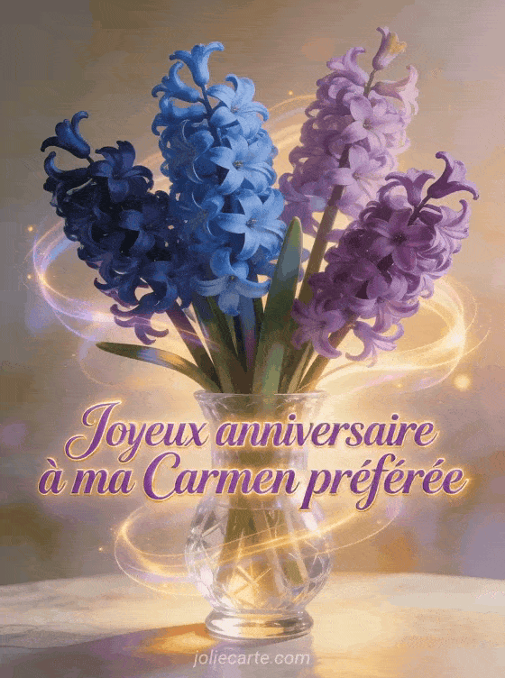 Joyeux anniversaire Carmen - Joyeux anniversaire carmen fleurs
