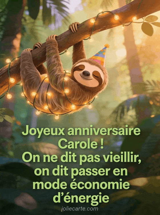 Joyeux anniversaire Carole - Joyeux anniversaire carole humour