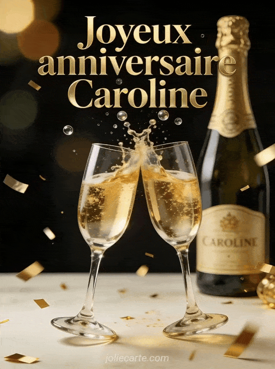 Joyeux anniversaire Caroline - Caroline champagne