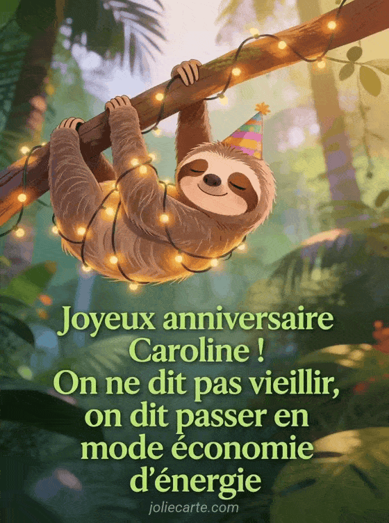 Joyeux anniversaire Caroline - Caroline humour