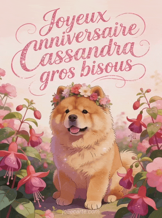 Joyeux anniversaire Cassandra - Joyeux anniversaire cassandra gros bisous