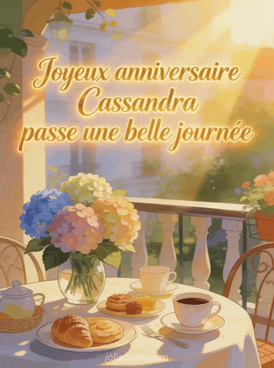 Joyeux anniversaire Cassandra - Joyeux anniversaire cassandra bisous