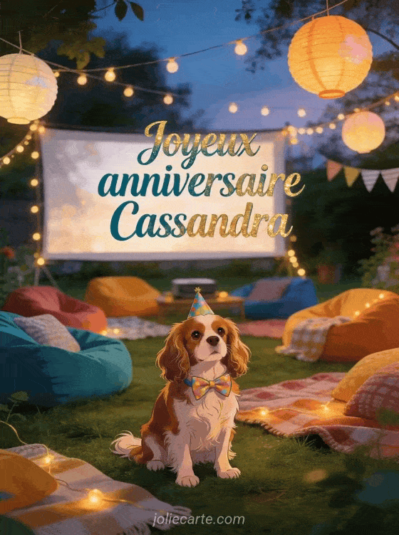 Joyeux anniversaire Cassandra - Carte joyeux anniversaire cassandra
