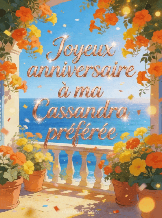 Joyeux anniversaire Cassandra - Joyeux anniversaire cassandra gif anime