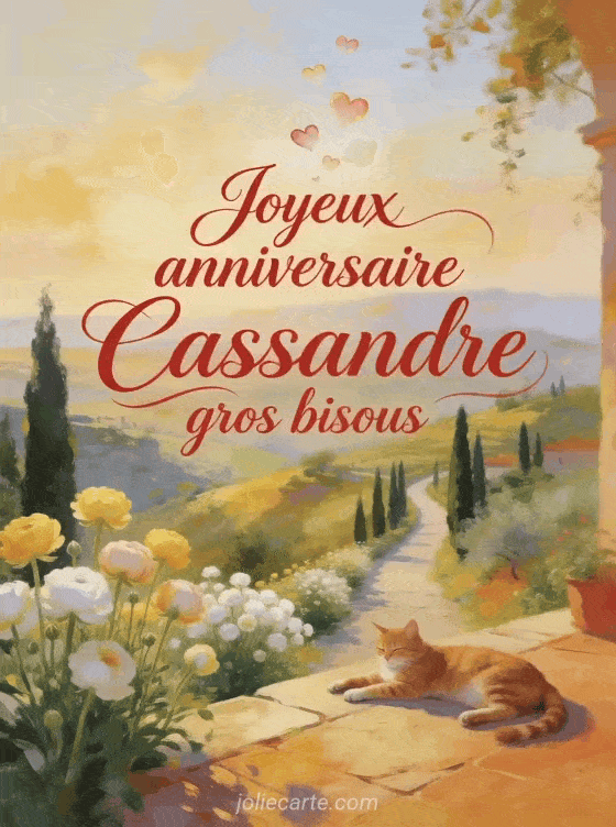 Joyeux anniversaire Cassandre - Joyeux anniversaire cassandre gros bisous