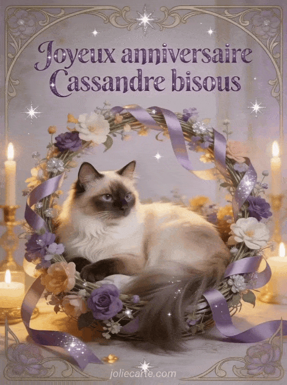 Joyeux anniversaire Cassandre - Joyeux anniversaire cassandre bisous