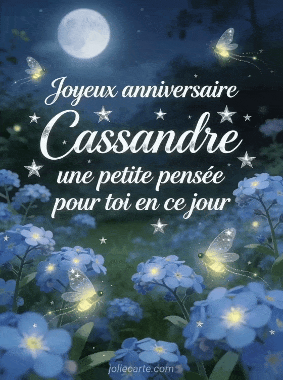Joyeux anniversaire Cassandre - Joyeux anniversaire cassandre gif anime