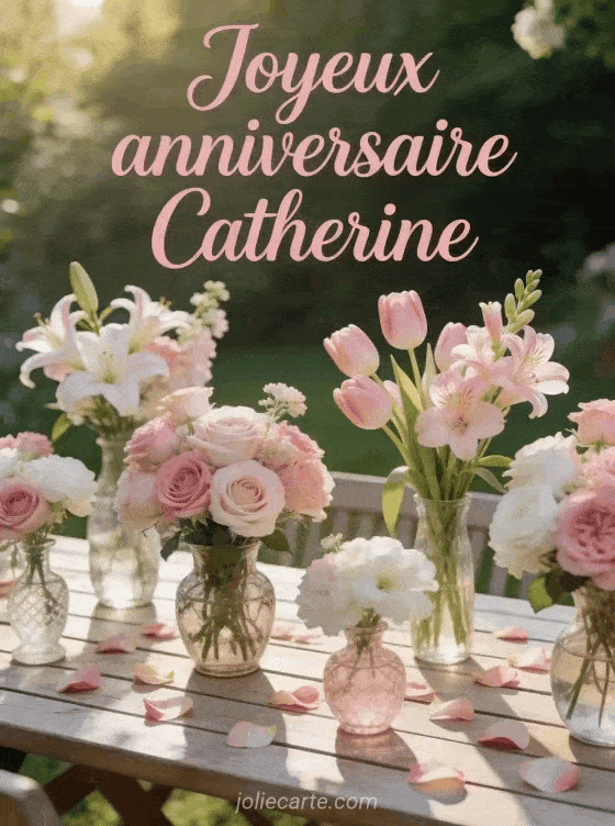 Joyeux anniversaire Catherine - Joyeux anniversaire catherine fleurs
