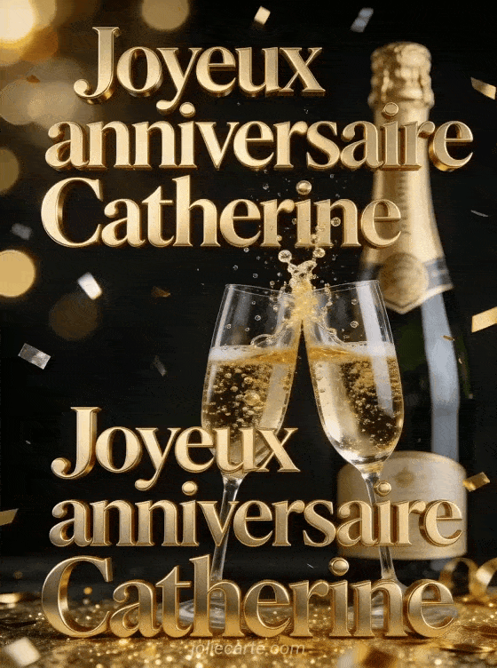 Joyeux anniversaire Catherine - Joyeux anniversaire catherine champagne