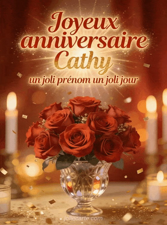 Joyeux anniversaire Cathy - Joyeux anniversaire cathy image