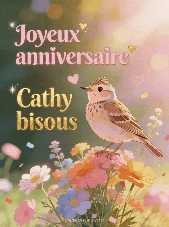 Joyeux anniversaire Cathy - Joyeux anniversaire cathy bisous