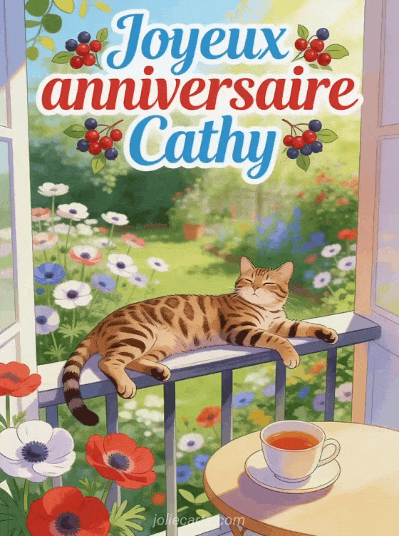 Joyeux anniversaire Cathy - Joyeux anniversaire cathy fleurs