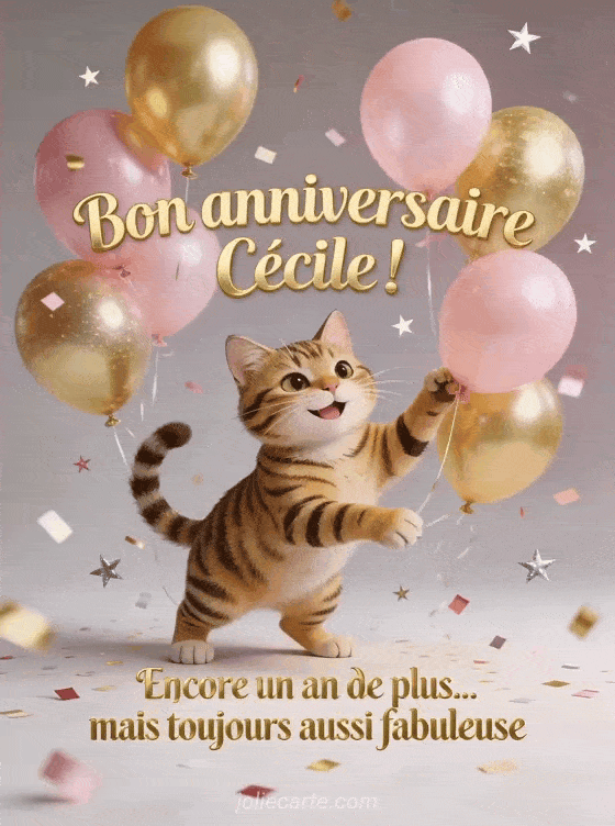 Joyeux anniversaire Cecile - Bon anniversaire cecile