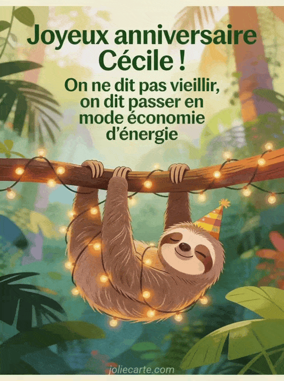 Joyeux anniversaire Cécile - Joyeux anniversaire cecile humour