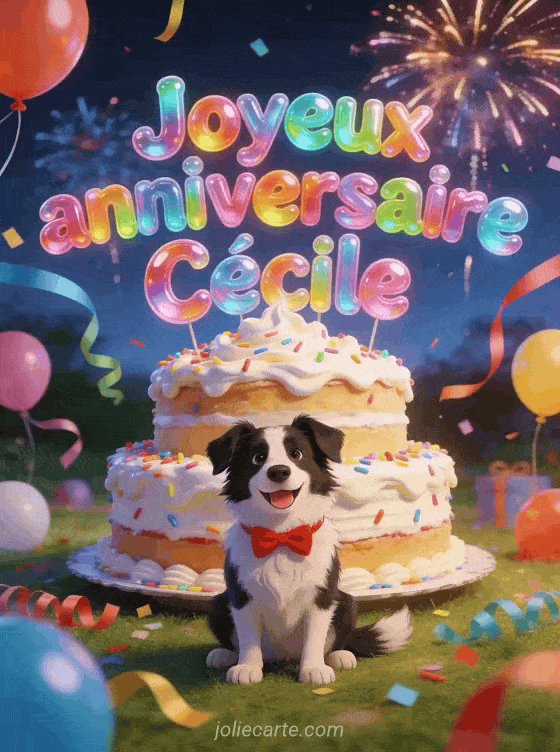Joyeux anniversaire Cécile - Joyeux anniversaire cecile gif