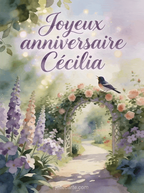 Joyeux anniversaire Cécilia - Joyeux anniversaire cecilia gif
