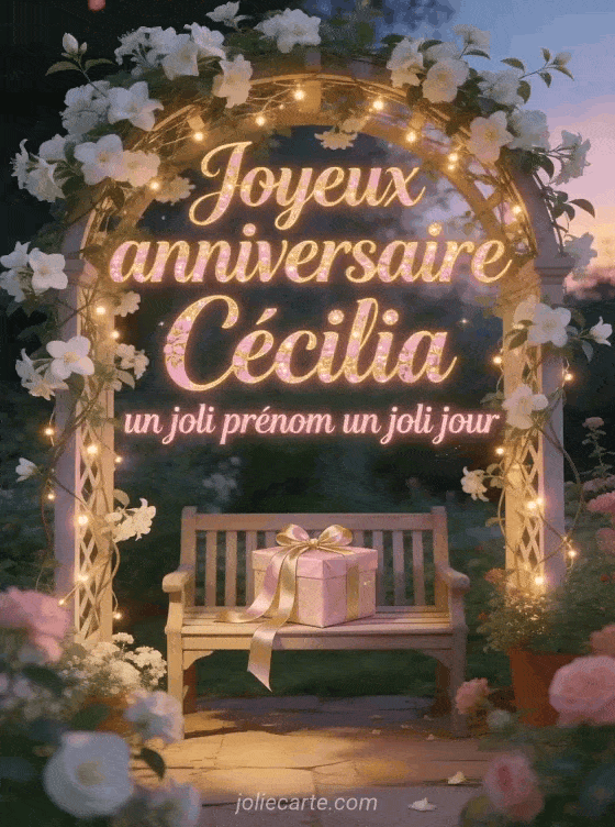 Joyeux anniversaire Cécilia - Joyeux anniversaire cecilia fleurs