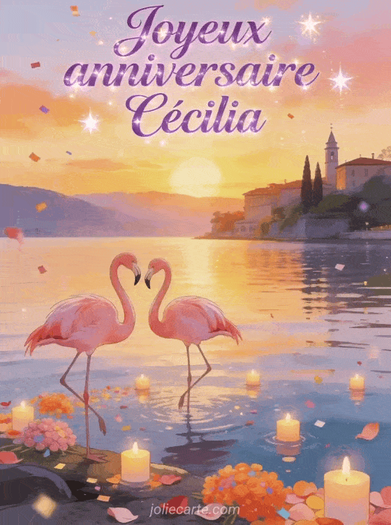 Joyeux anniversaire Cécilia - Joyeux anniversaire cecilia gif anime