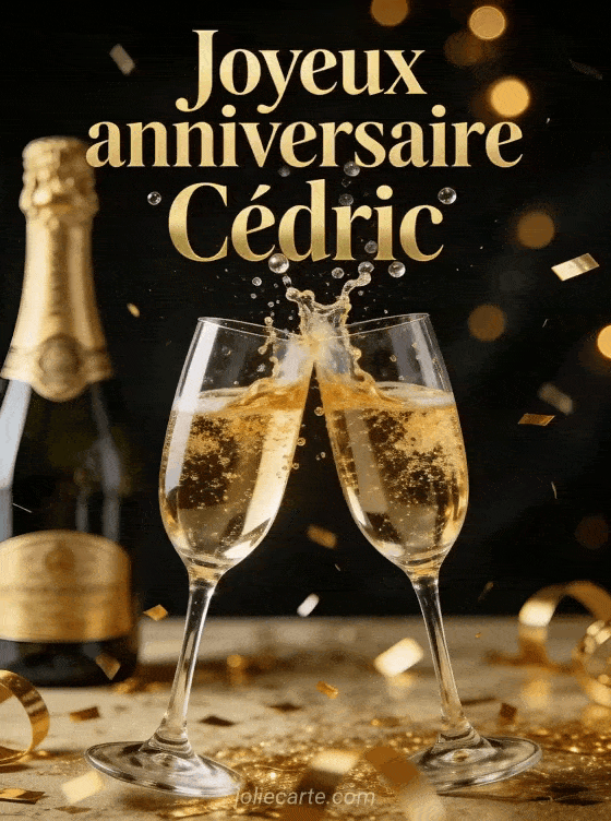 Joyeux anniversaire Cédric - Joyeux anniversaire cedric champagne