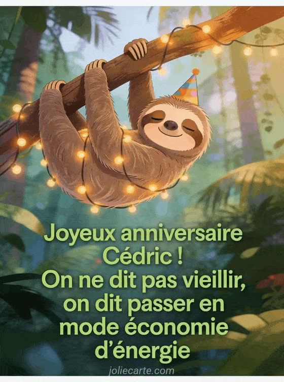 Joyeux anniversaire Cedric - Cedric humour