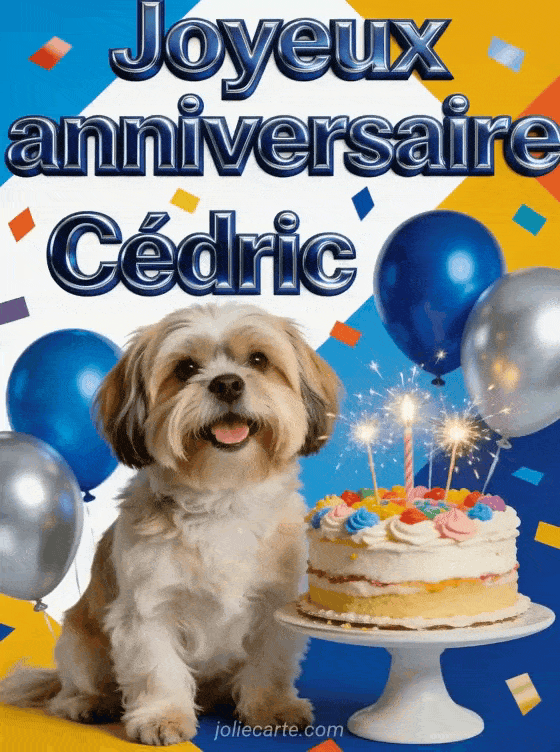Joyeux anniversaire Cédric - Joyeux anniversaire cedric image