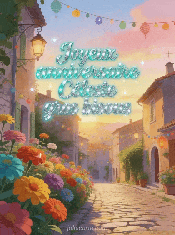 Joyeux anniversaire Céleste - Joyeux anniversaire celeste gros bisous