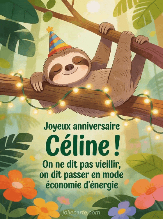 Joyeux anniversaire Celine - Celine humour