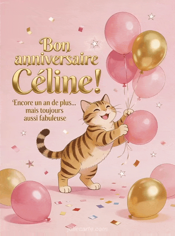 Joyeux anniversaire Celine - Bon anniversaire celine