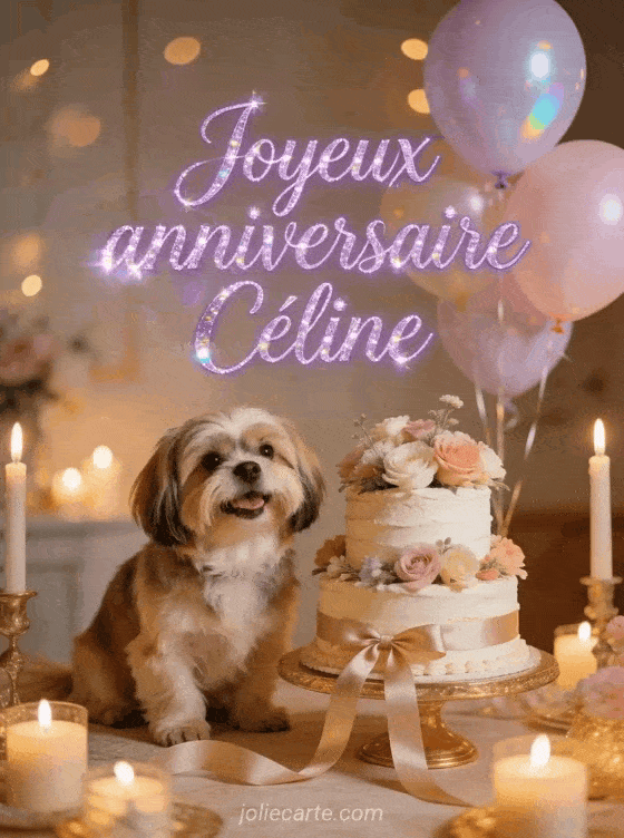 Joyeux anniversaire Céline - Joyeux anniversaire celine image