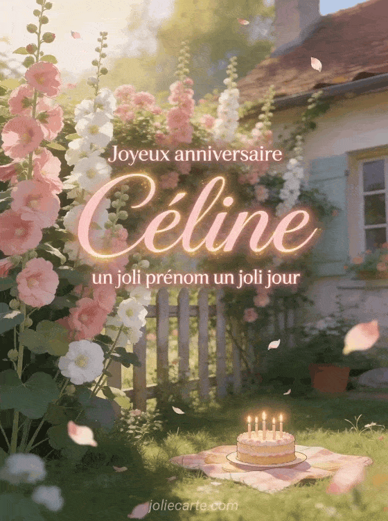 Joyeux anniversaire Céline - Joyeux anniversaire celine fleurs