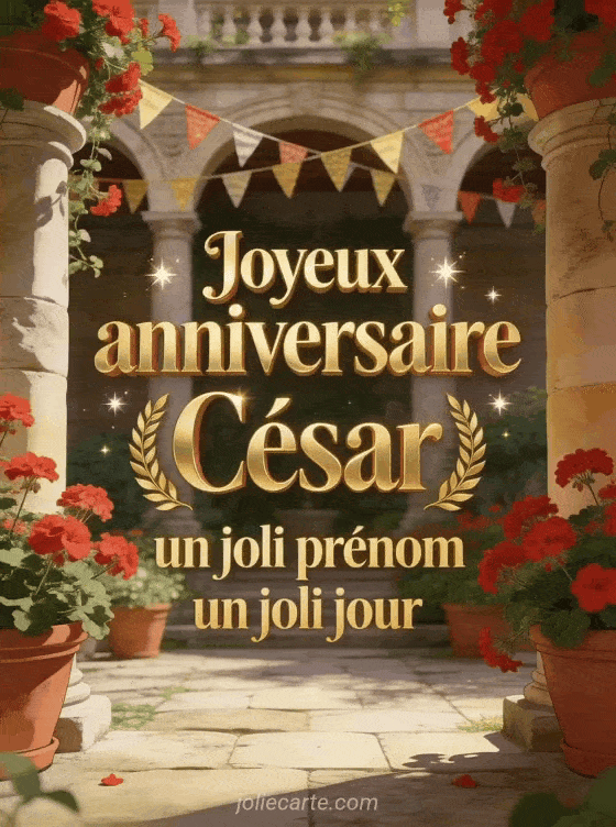 Joyeux anniversaire César - Joyeux anniversaire cesar image