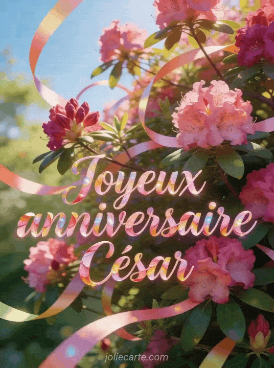 Joyeux anniversaire César - Carte joyeux anniversaire cesar gratuite