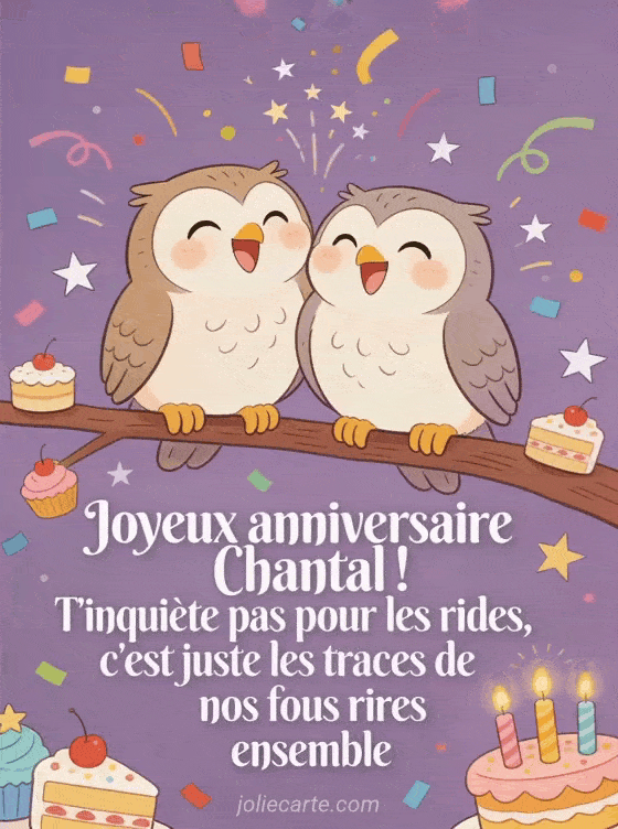 Joyeux anniversaire Chantal - Joyeux anniversaire chantal rigolo