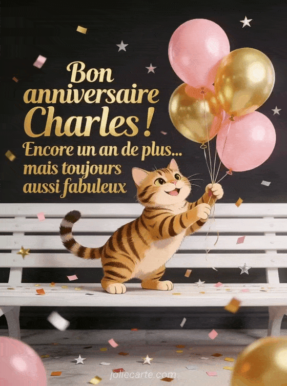 Joyeux anniversaire Charles - Bon anniversaire charles