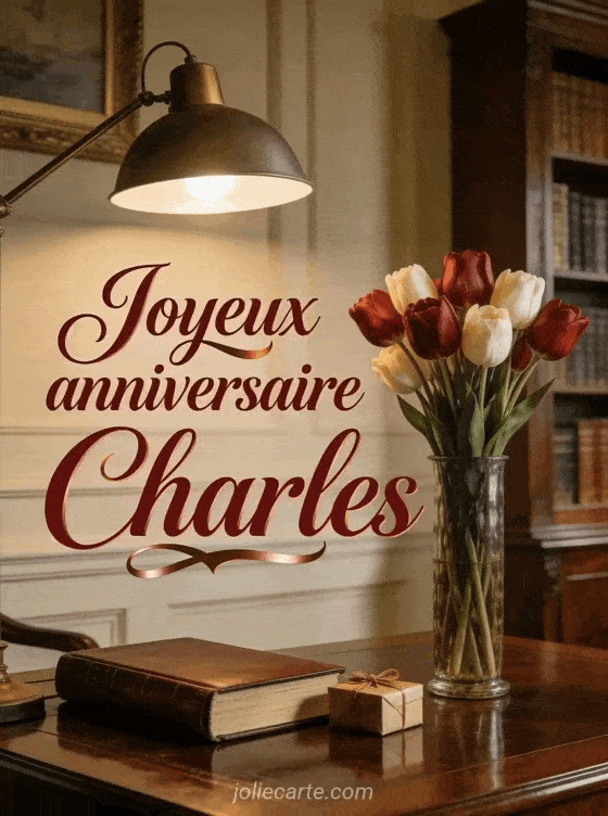 Joyeux anniversaire Charles - Joyeux anniversaire charles fleurs
