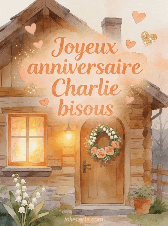 Joyeux anniversaire Charlie - Joyeux anniversaire charlie bisous