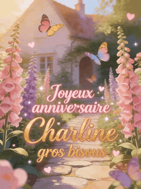 Joyeux anniversaire Charline - Joyeux anniversaire charline gros bisous