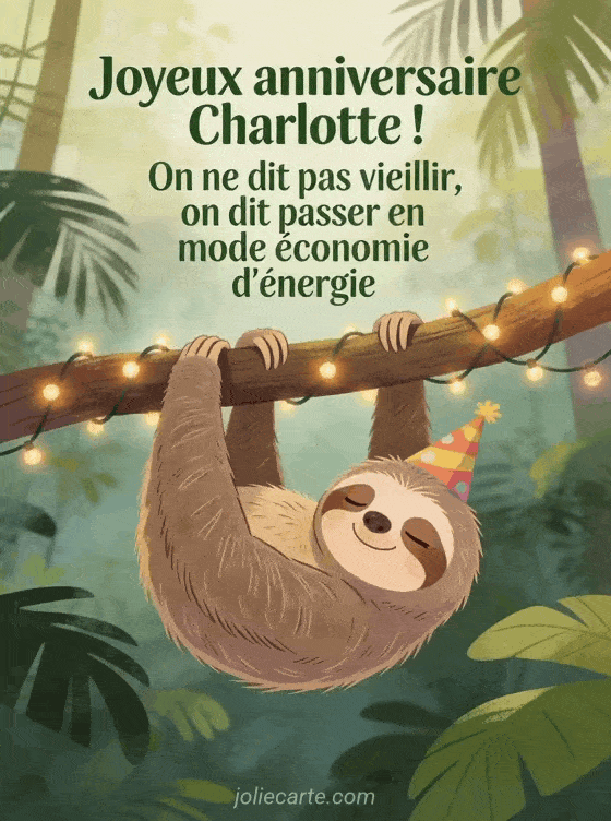 Joyeux anniversaire Charlotte - Joyeux anniversaire charlotte humour