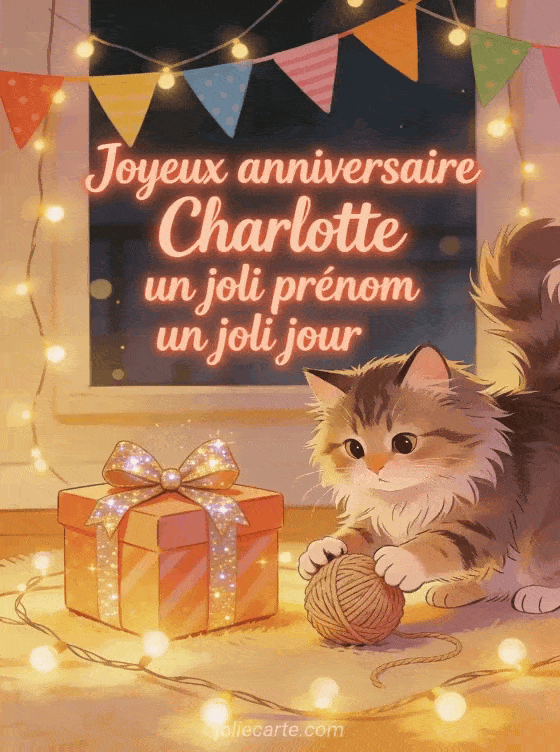 Joyeux anniversaire Charlotte - Joyeux anniversaire charlotte gif