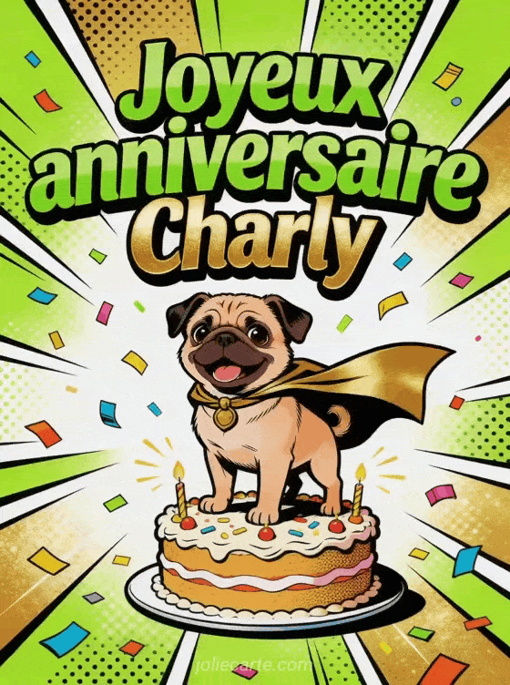Joyeux anniversaire Charly - Joyeux anniversaire charly gif anime