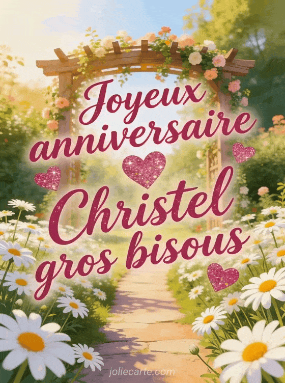 Joyeux anniversaire Christel - Joyeux anniversaire christel gros bisous