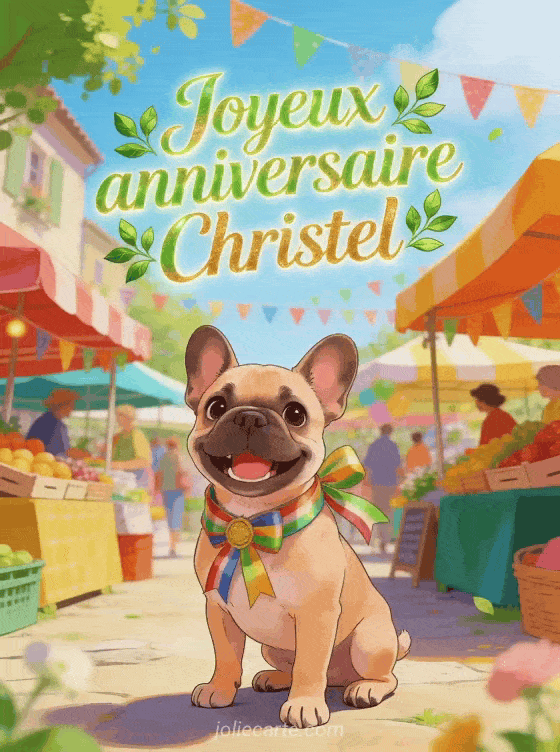 Joyeux anniversaire Christel - Carte joyeux anniversaire christel gratuite
