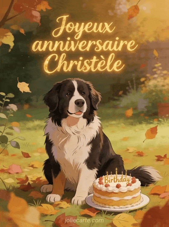 Joyeux anniversaire Christèle - Carte joyeux anniversaire christele