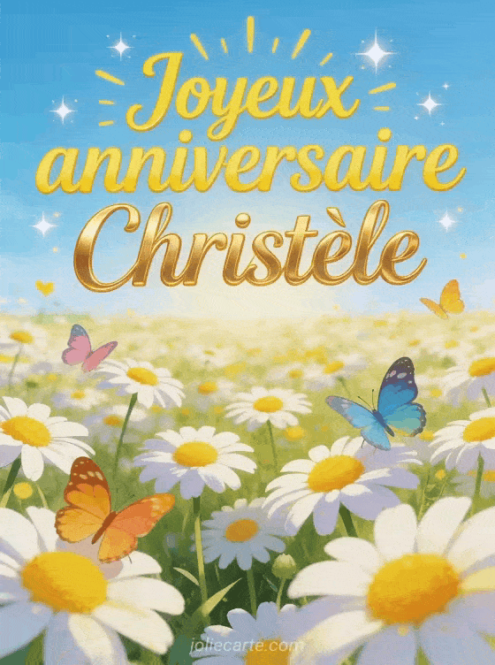 Joyeux anniversaire Christèle - Joyeux anniversaire christele fleurs